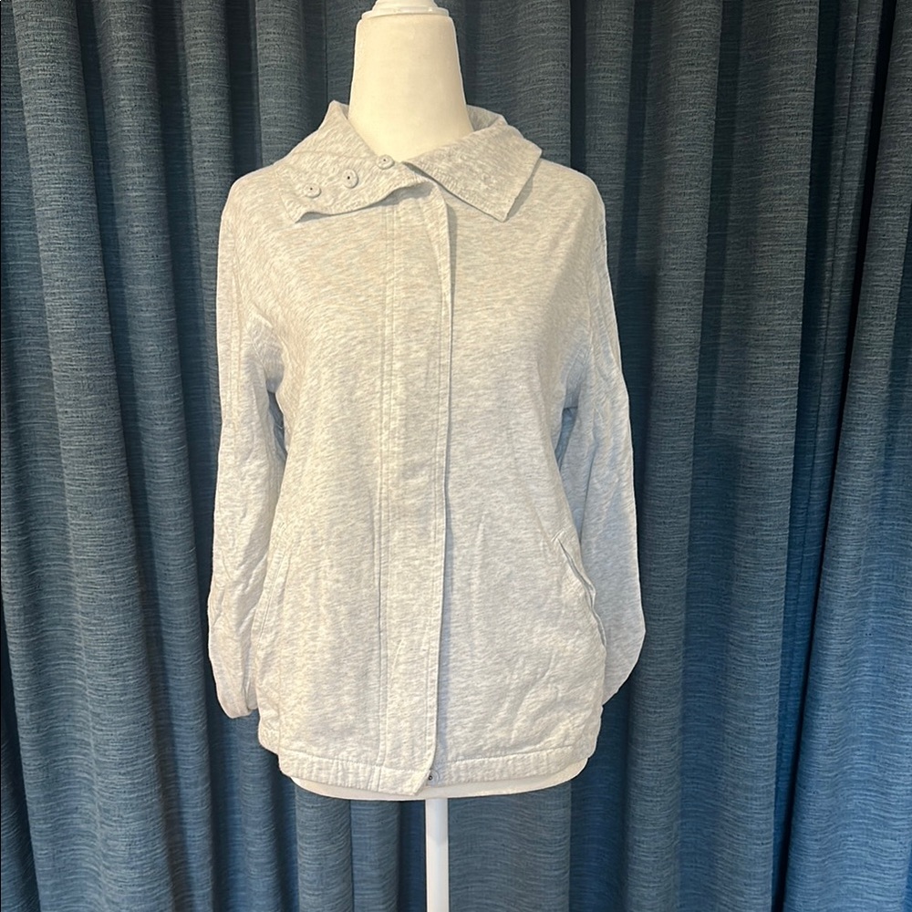 J. Jill Light Gray Sweatshirt